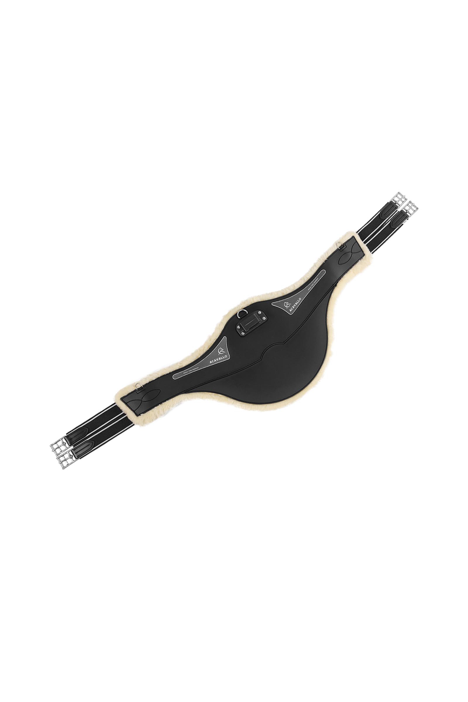 Acavallo Stud Guard Sattelgurt Classic Gel mit Kunstfell  