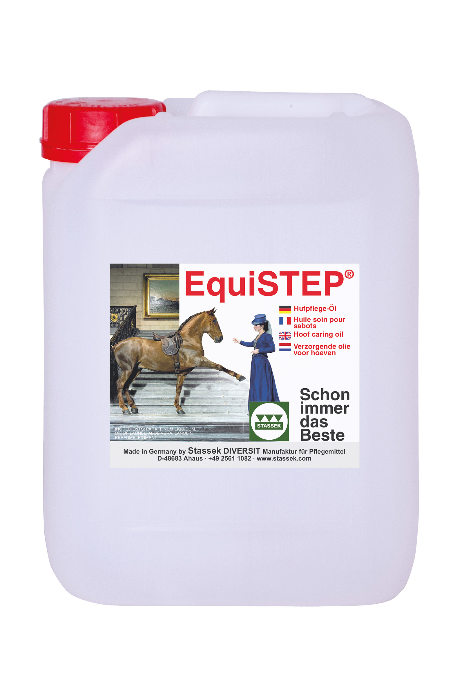 Stassek EquiSTEP Huföl, Nachfüll-Kanister, 5 Liter