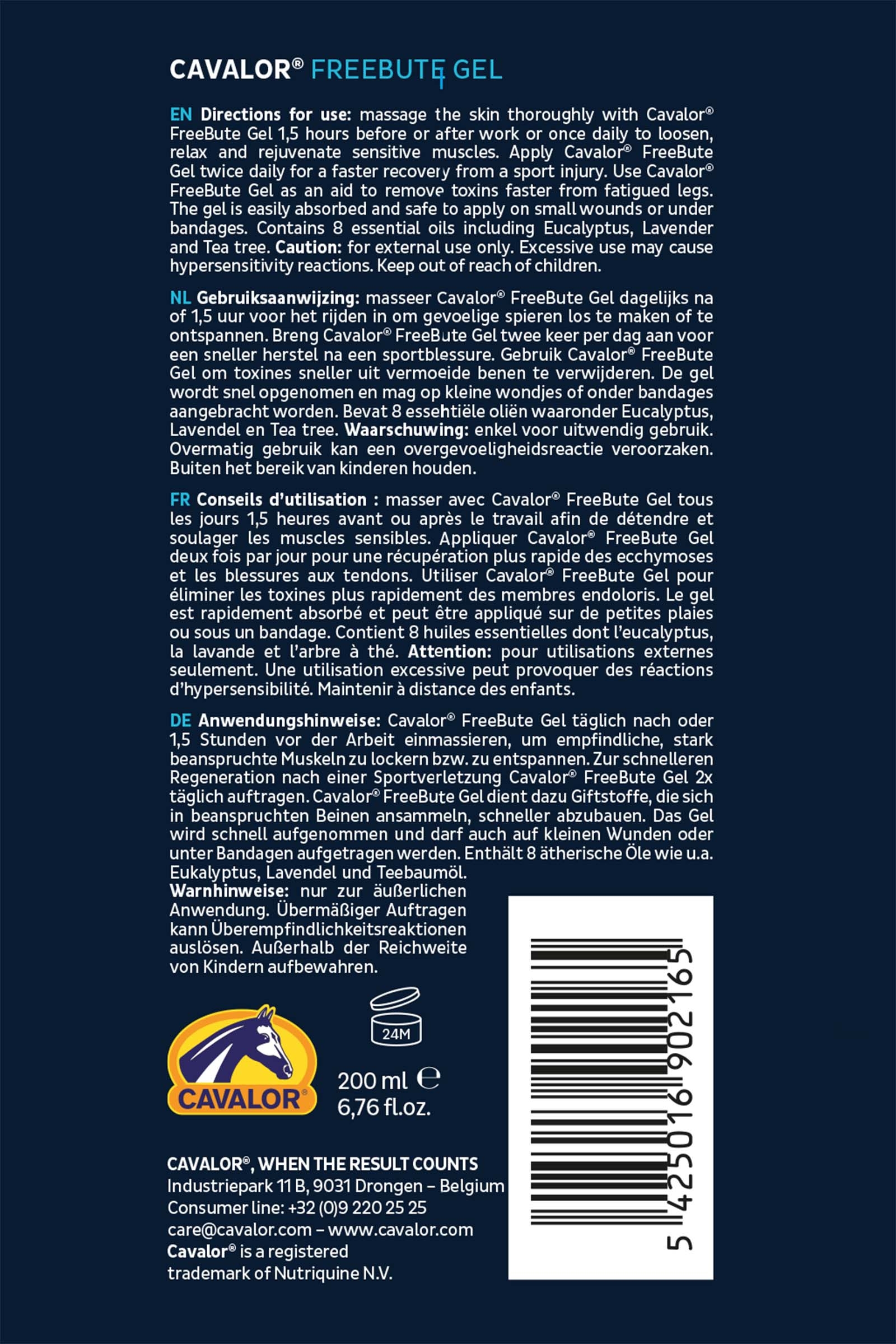 Cavalor Freebute Gel 200 ml