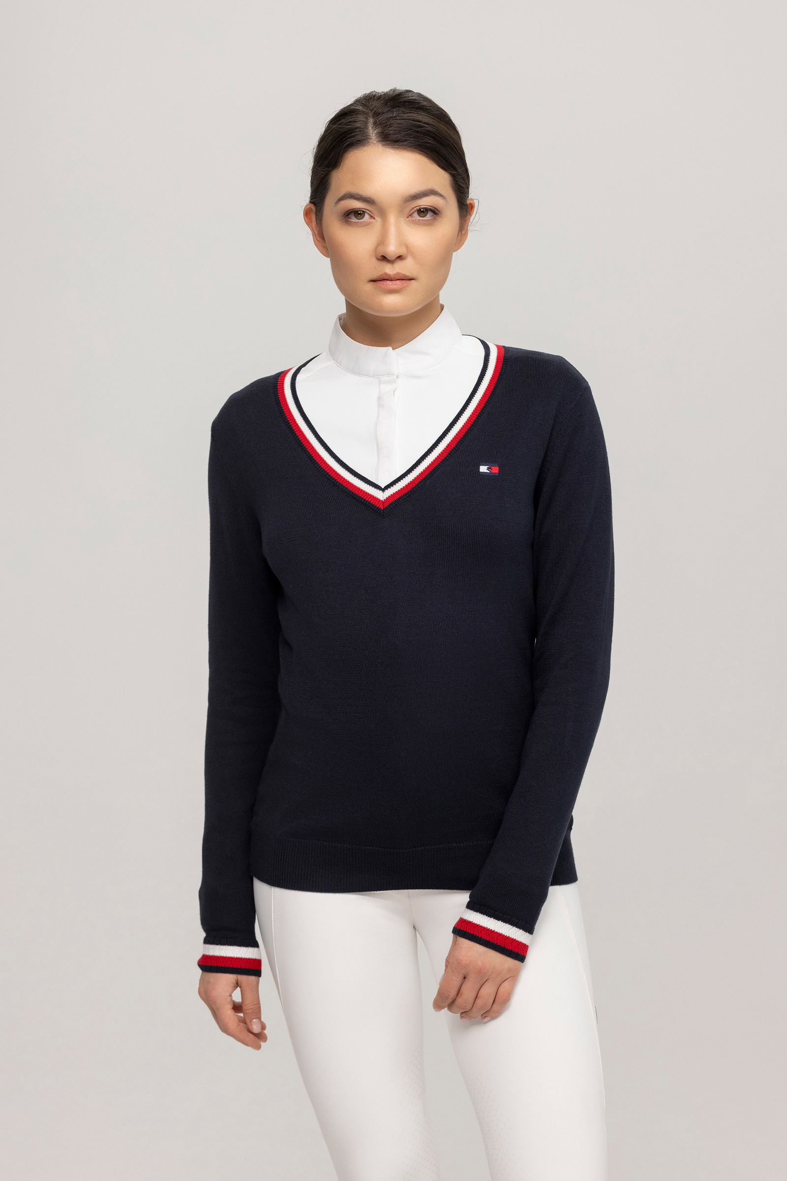 Tommy Hilfiger Equestrian Indiana Damen Pullover mit V-Ausschnitt